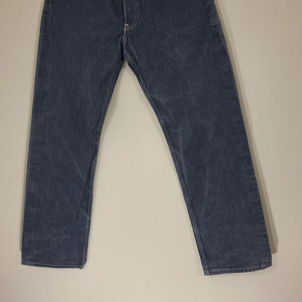 Levi's Original 501 Straight Leg Button-Fly Blue Denim Jeans, Size 31×32